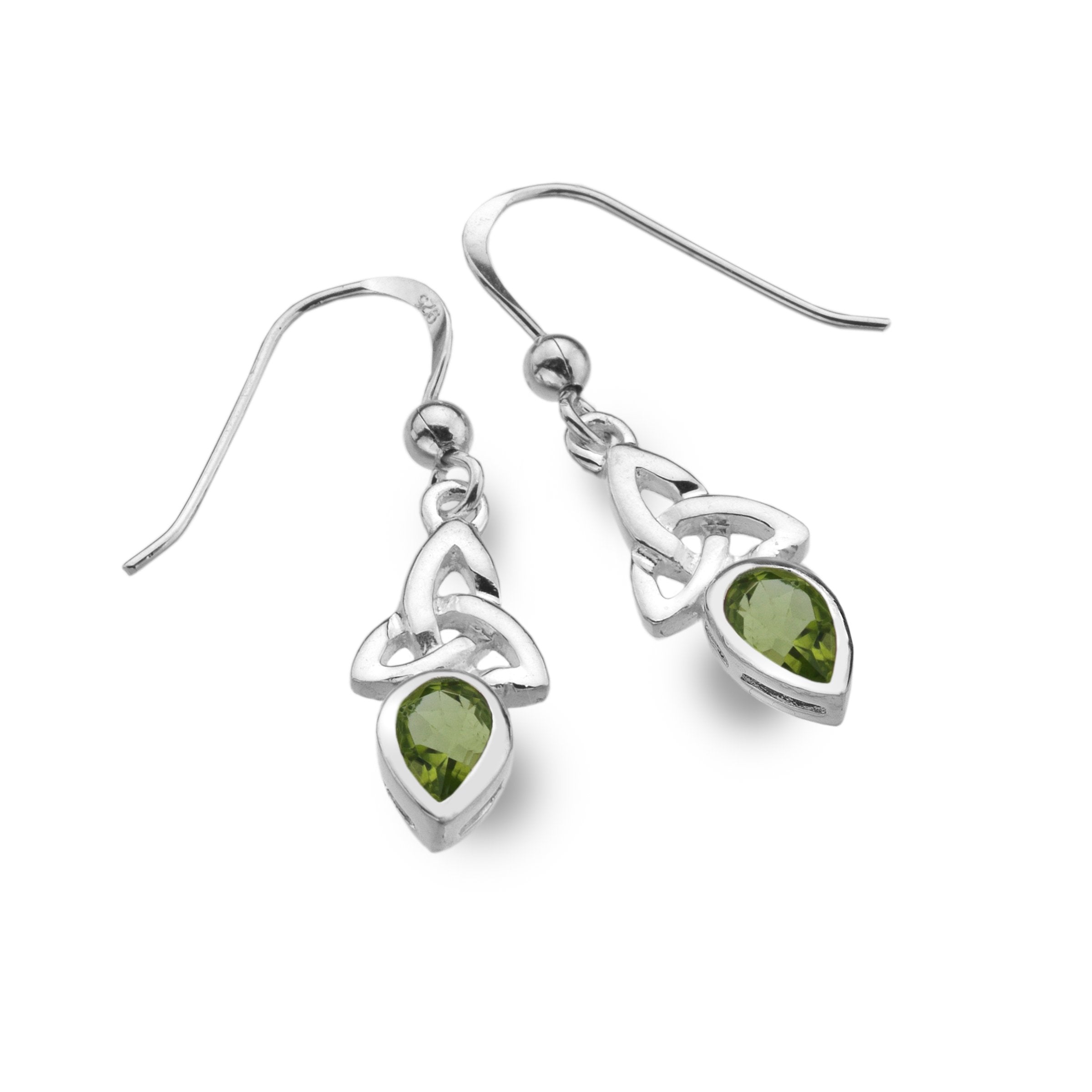 August - Peridot - Birthstone Earrings